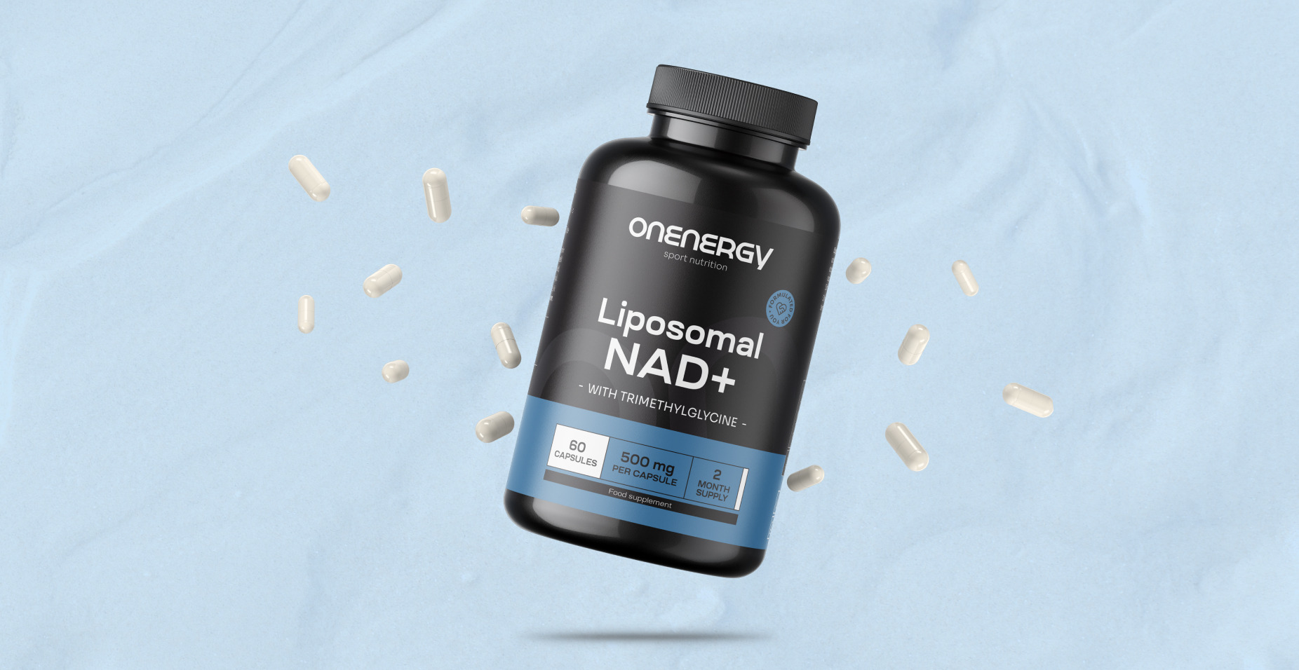 NAD+ liposomal 500 mg - con trimetilglicina