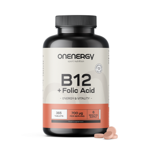 Vitamina B12 + ácido fólico, 365 comprimidos