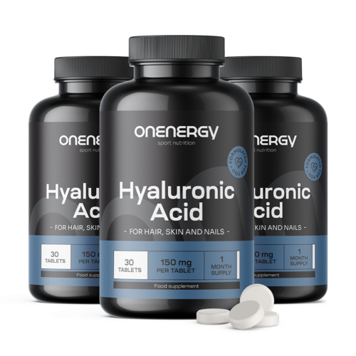 3x Ácido hialurónico 150 mg, en total 90 comprimidos