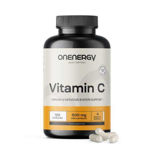Vitamina C 500 mg, 120 cápsulas