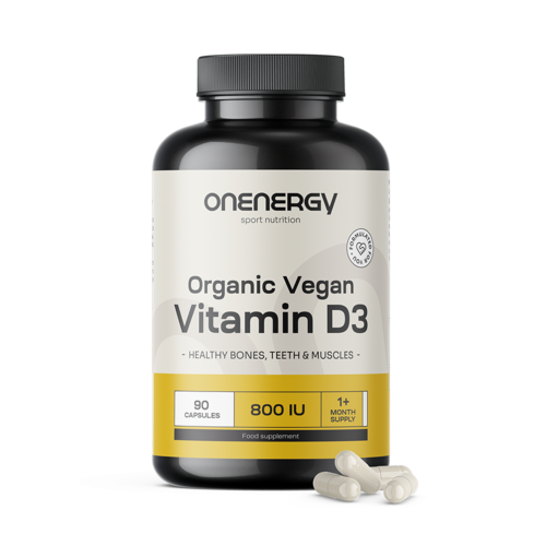 BIO Vitamina D3 vegana, 90 cápsulas