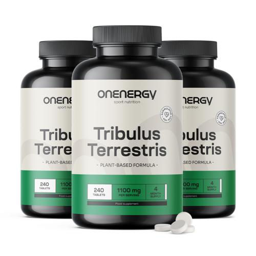 3x Abrojo (Tribulus) – extracto 15:1, en total 720 comprimidos