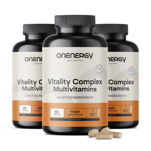 3x Vitality Complex – multivitaminas, en total 180 comprimidos
