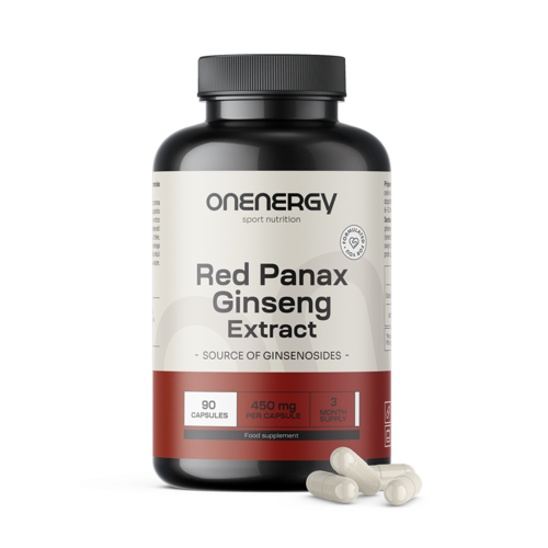 Ginseng rojo (Red Panax Ginseng) – extracto, 90 cápsulas