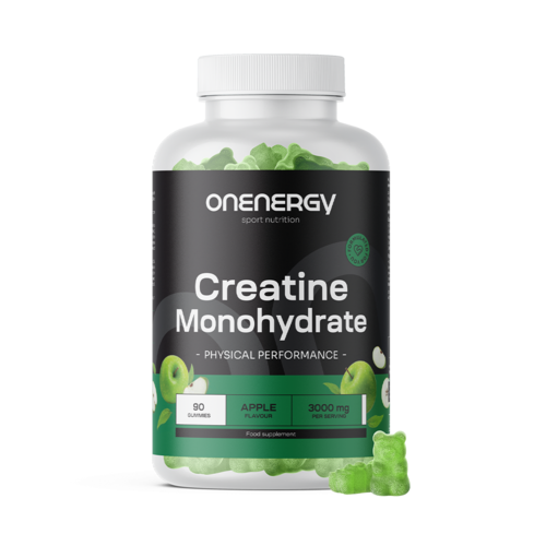 Monohidrato de creatina 3000 mg – manzana, 90 gominolas