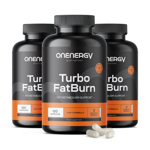 3x Turbo FatBurn, en total 360 cápsulas