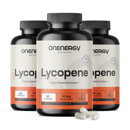 3x Licopeno 10 mg – de extracto de tomate, en total 270 cápsulas
