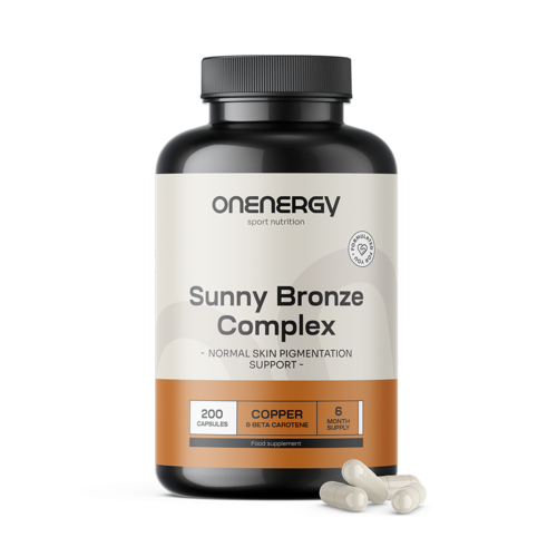 Sunny Bronze Complex – ayuda al bronceado, 200 cápsulas