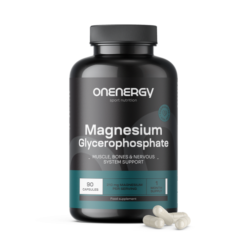 Magnesio glicerofosfato, 90 cápsulas